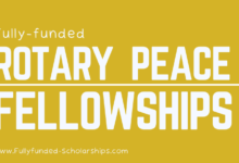 Rotary Peace Fellowship Program Scholarships 2023-2024 by Rotary International