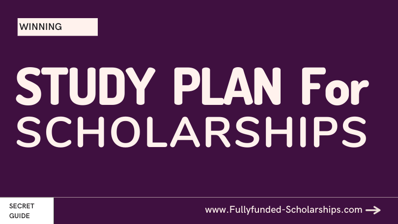 Winning Study Plan for Scholarship Application Submissions