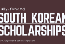 Fully-funded South Korean Scholarships by Korean Government & Universities